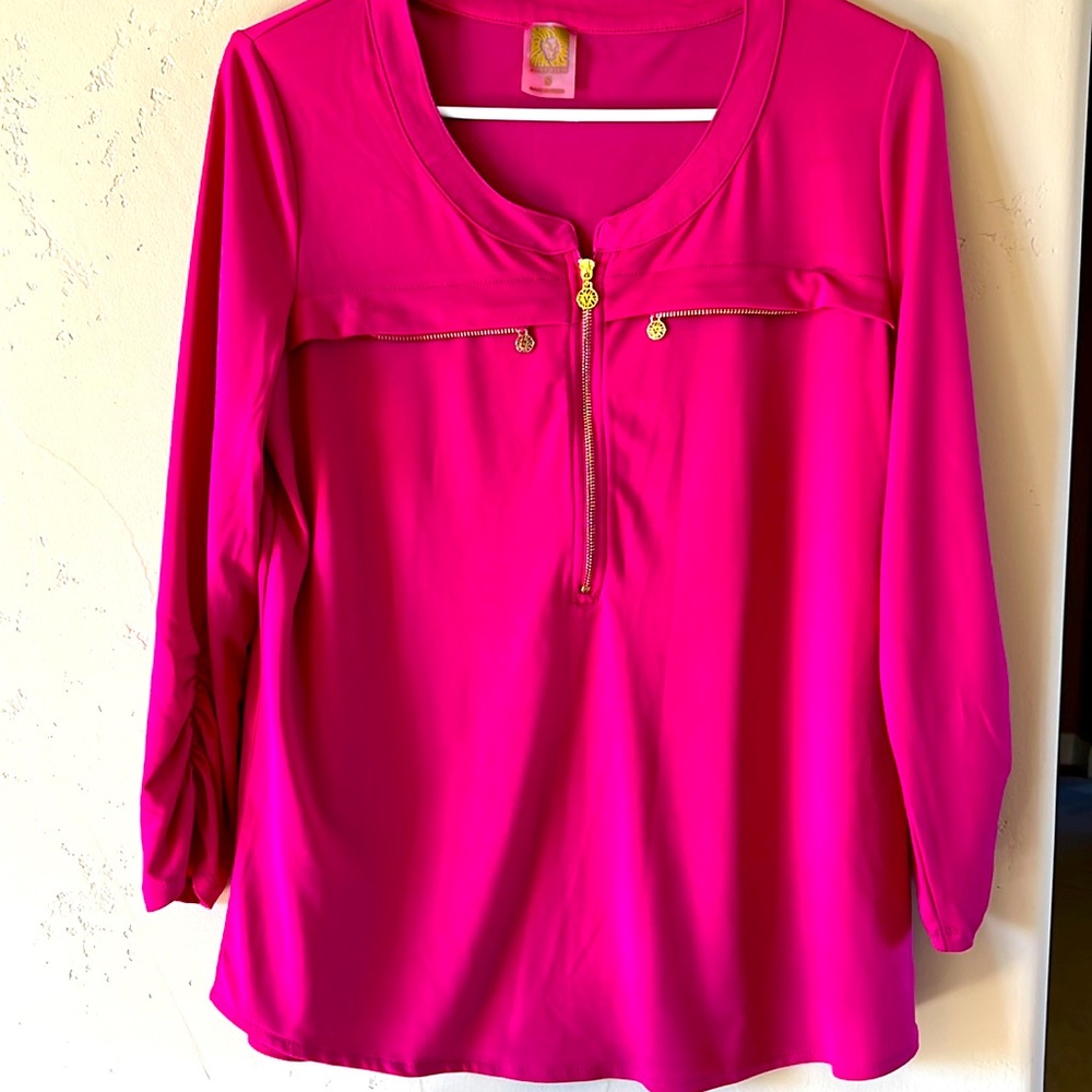Anne Kliein pink top
